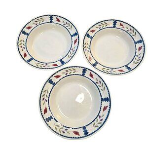 Adams Lancaster Ironstone Bowls English Set Of 3 Soup Salad Sides Cm2129